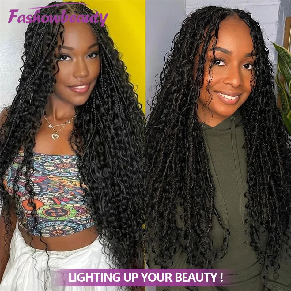 Deep Wave Bulk Hair para trançar, sem trama para trançar, Micro Faux Tranças, Tranças Boho, Molhado, 50g, 24 ", 26", 1Pc