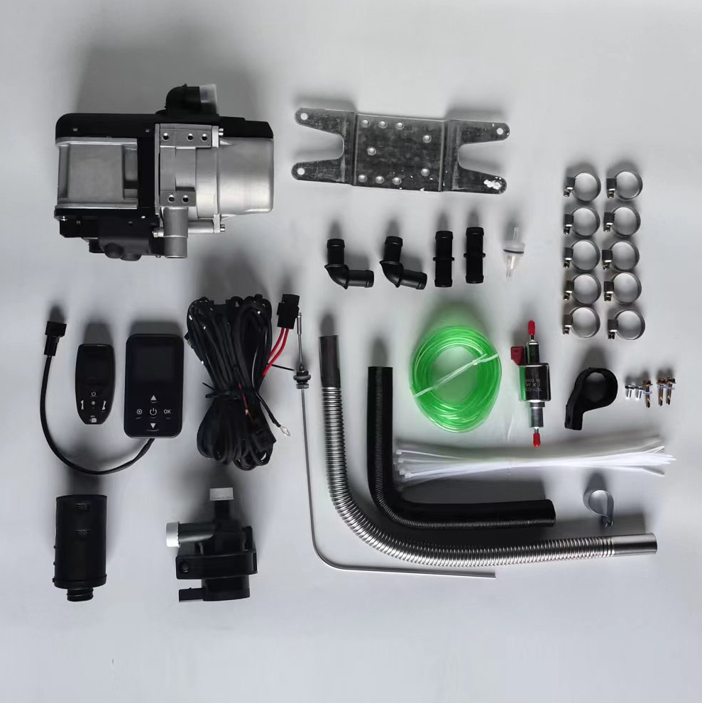 12V 6KW ディーゼルプレヒーター燃料液体ヒーター LCD スイッチ駐車加熱装置トラックバン車