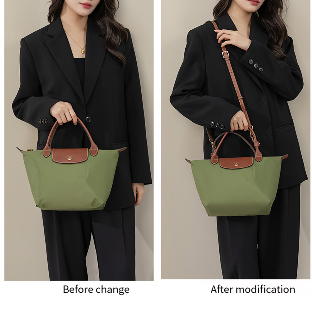 Модификация без перфорации, ремень для сумки, сумка Longchamp, 3 шт., регулируемая ручка на плечо «сделай сам», кожаные длинные лямки, аксессуары