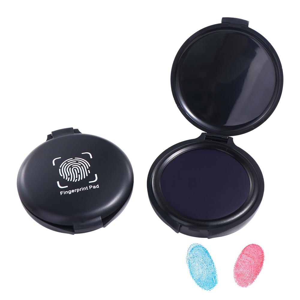 Contract Business Finance Clear Stamping Thumbprint Ink Pad Fingerprint Kit Mini Fingerprint Ink Pad Office Supplies