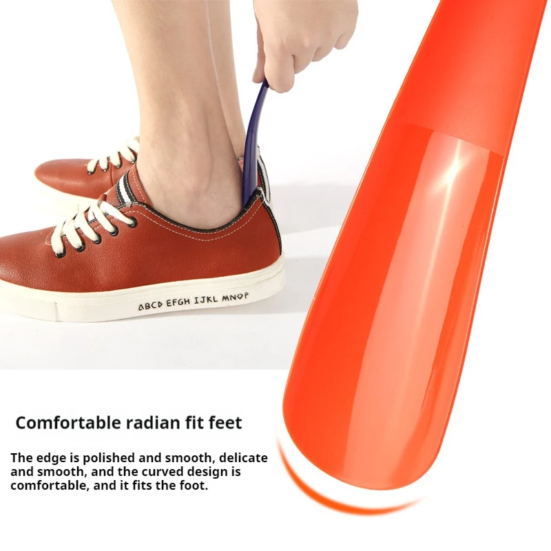 NEW 16cm Single Piece Short Handle Plastic Shoe Horn Handle Shoehorn Advanced Solid Home Use Travel Portable Shoe Spatula Lifter