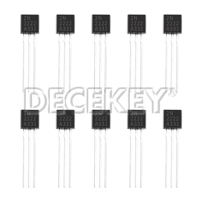 50/100PCS Transistor Kit 2N2222 TO92 NPN 30v 800MA Transistoren Elektronische kit