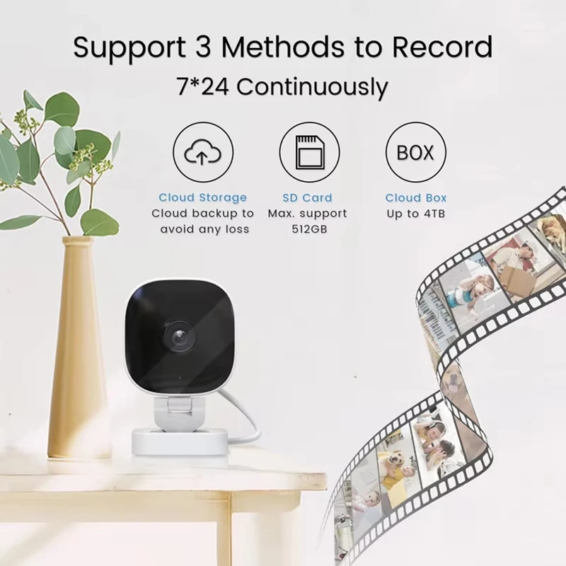 New 4K Mini Security Camera WiFi Monitor IP65 Waterproof Full Color Night Vision Motion Detect Surveillance With 2 Way Audio