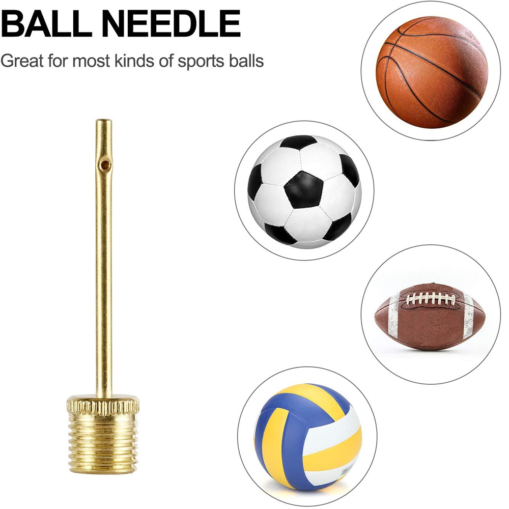 Tire Valve Adapter Ball Pump Needle Balloon Nozzle Inflation Kit for Xiaomi Air Pump and Other Compatible Electric Inflator
