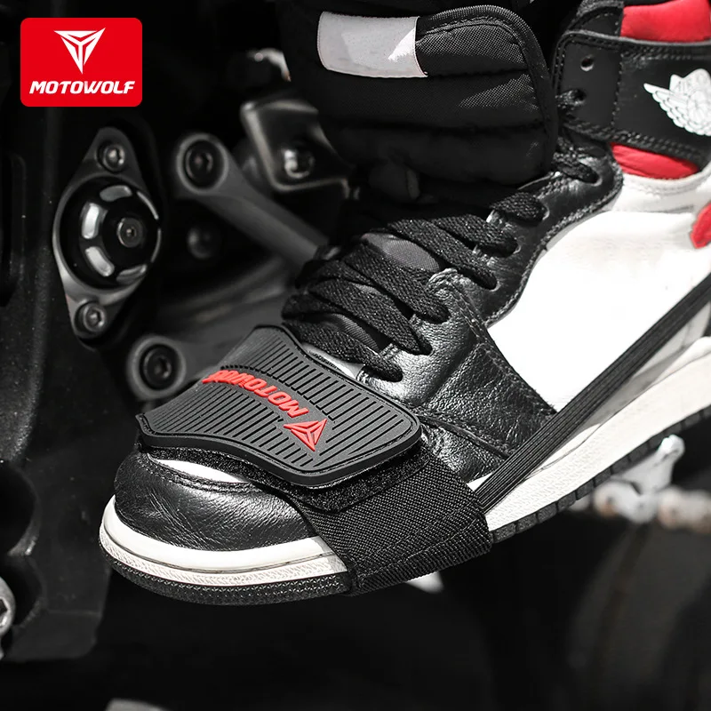 Protezione per scarpe cambio moto Copriscarpe per cambio moto Copristivali in gomma Copriscarpe morbido per cambio marcia da motocross
