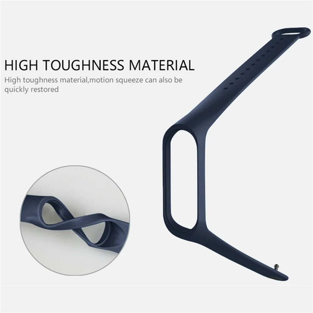 時計ストラップxiaomi mi band 7 6 5 4 3リストバンドシリコンブレスレット手首ストラップmiband 3/4 band5 band6スマートウォッチアクセサリー