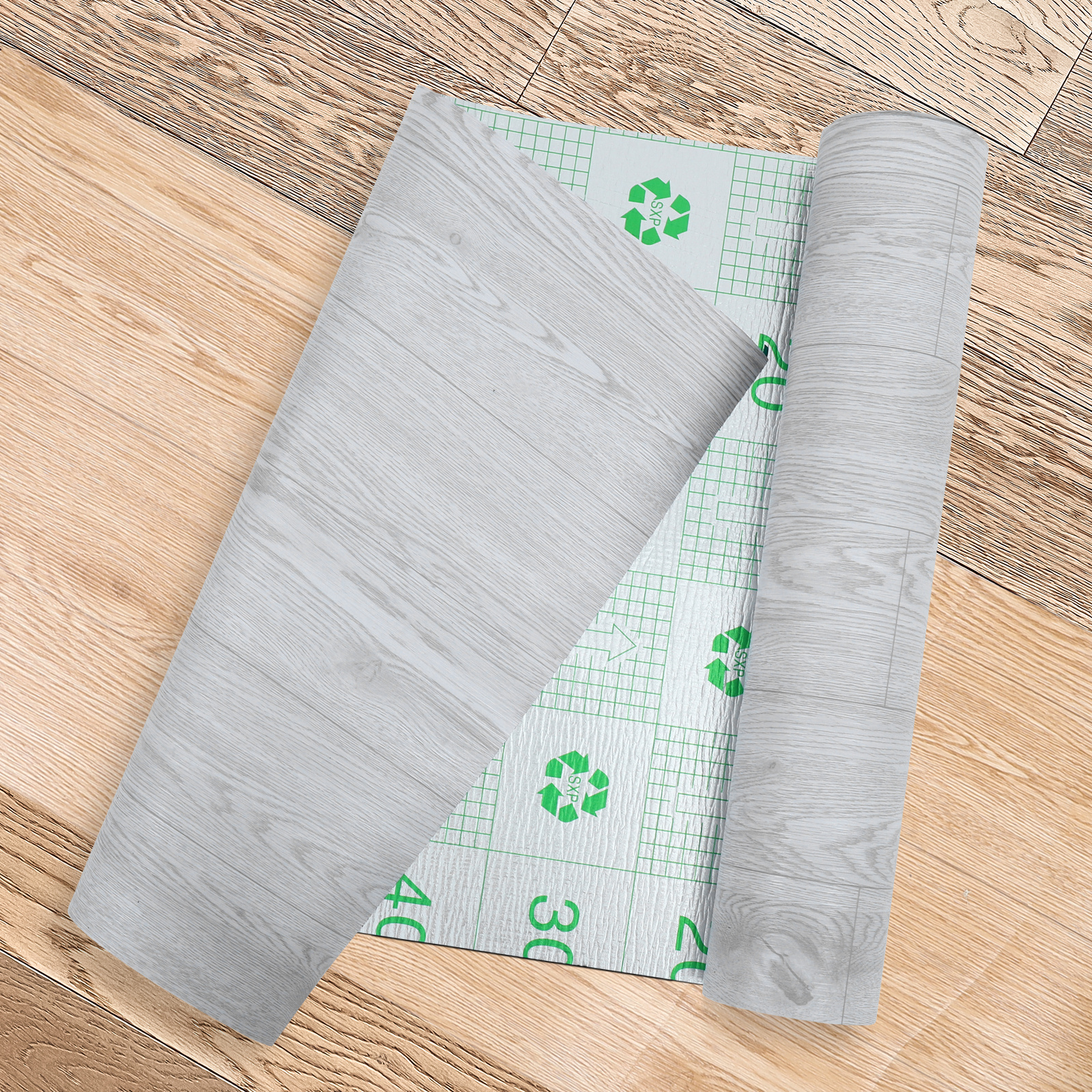 1 rolo auto-adesivo piso de pvc 2mm de espessura casca de grão de madeira vara adesivos de chão para cozinha banheiro quarto sala de estar