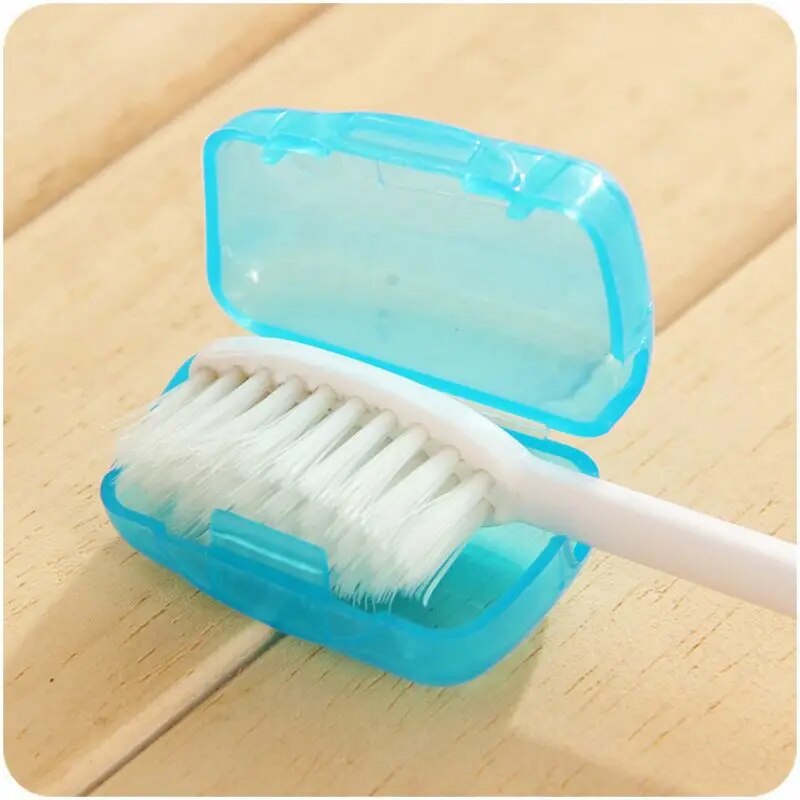 Funda para cepillo de dientes portátil, funda protectora para cepillo de dientes portátil de viaje, funda a prueba de polvo para exteriores, funda portátil para cepillo de dientes de viaje, 5 uds.