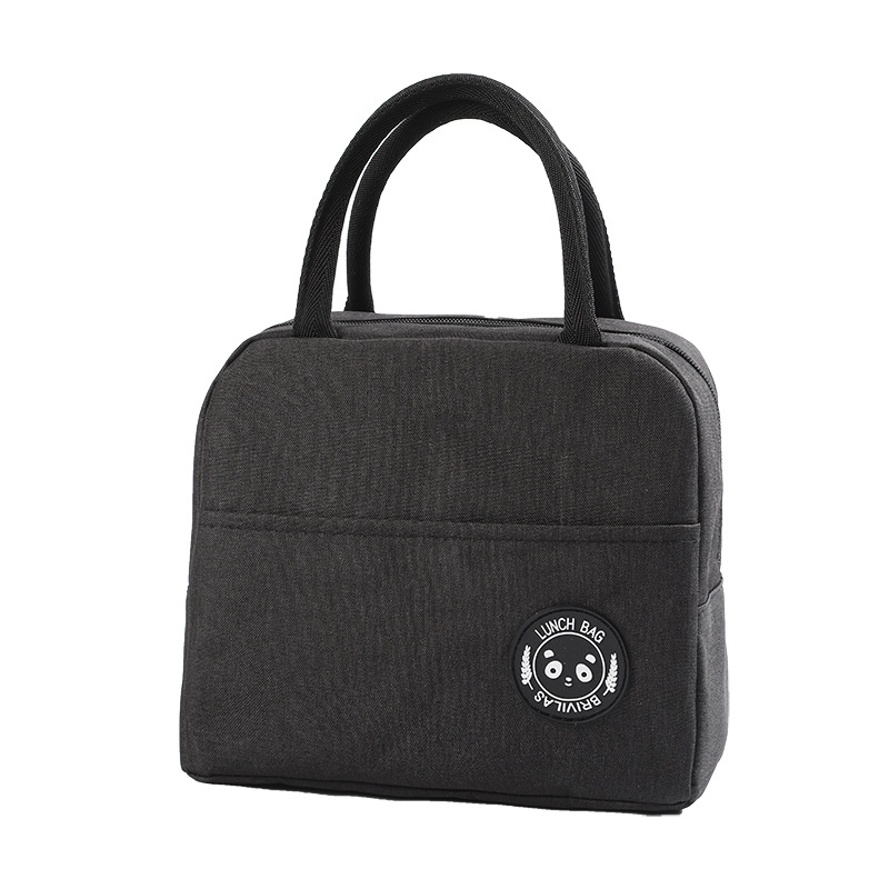 Borse per il pranzo isolanti in foglio di alluminio ionico alla moda, pacchetto di stoccaggio del ghiaccio, borsa da picnic impermeabile portatile per studenti