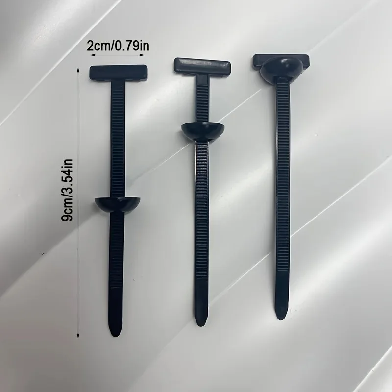 Fascette per cavi in nylon autobloccanti per carichi pesanti da 100 pezzi - Elementi di fissaggio ad alta resistenza e resistenti ai raggi UV per auto/casa/ufficio/uso esterno - con B
