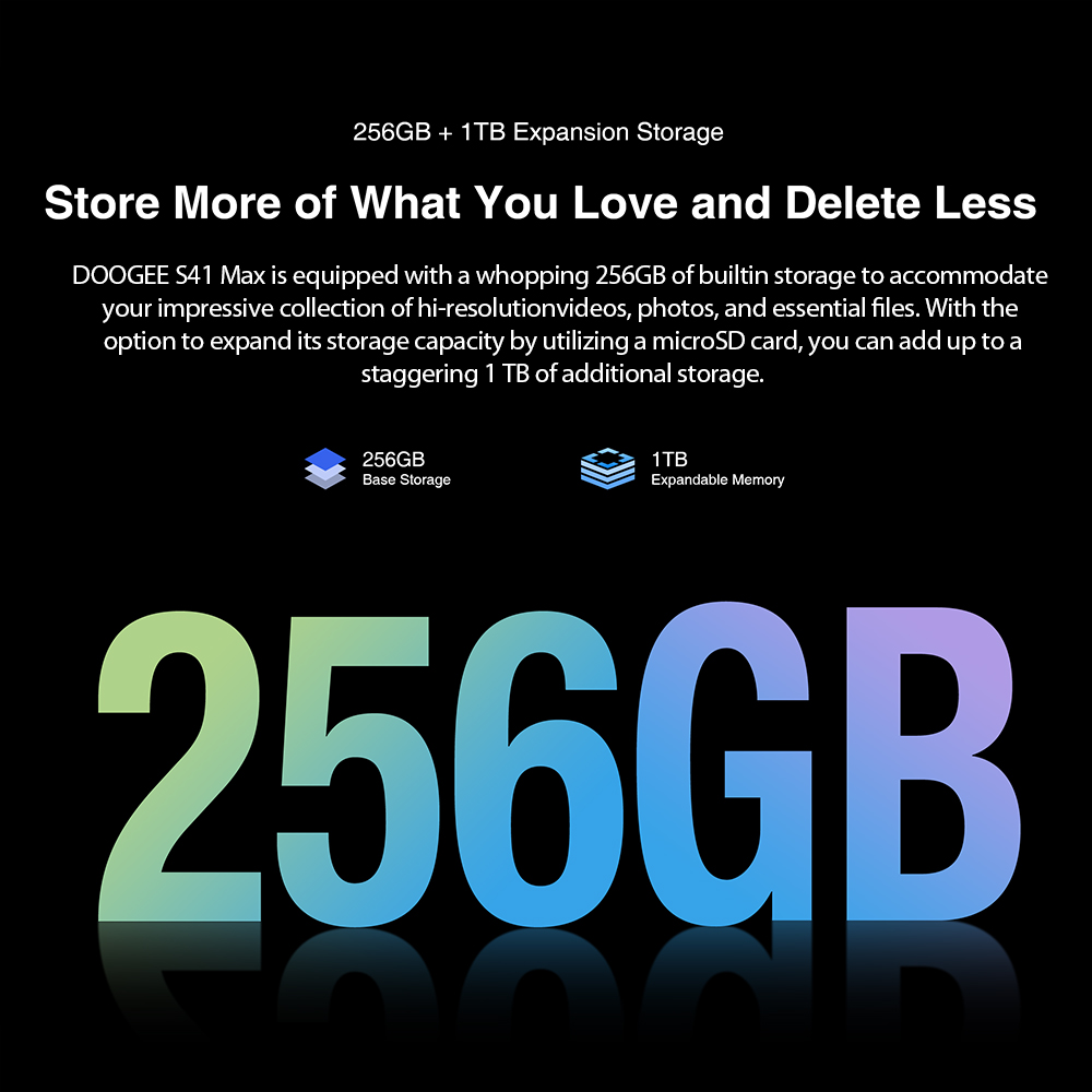DOOGEE S41 Max 16GB 256GB Smartphone resistente 6300mAh 13MP AI Triple cámara teléfono móvil NFC 4G Android 13 teléfono móvil