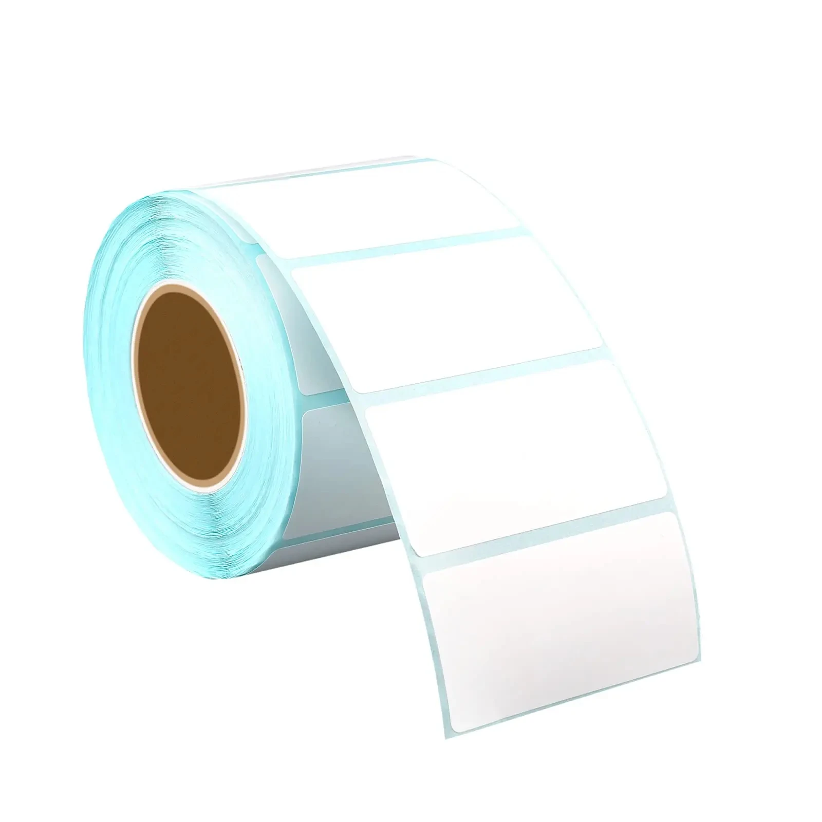 40/50/60mm White Thermal Direct Print Labels Waterproof Tear-Resistant Barcode Stickers for Retail/Shipping/Food Packaging