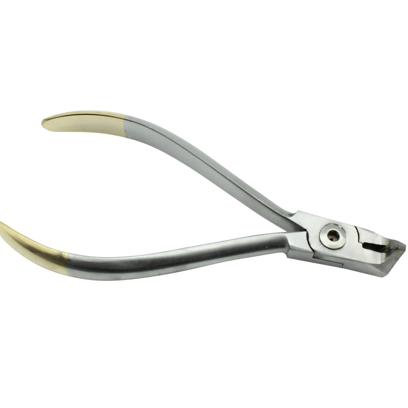 Alicate de corte de extremidade distal para odontologia, pinça dentária ortodôntica, fio de aço inoxidável, ferramentas de corte de filamento para dentista