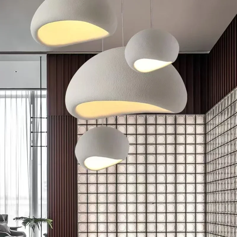 Bắc Âu Wabi Sabi E27 Led Đèn Chùm Phòng Ăn Led Mặt Dây Chuyền Đèn Lustre Thanh Đình Chỉ Đèn Trang Trí Nhà Đèn Chùm Đèn Treo đèn