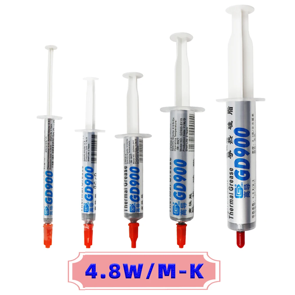 GD-2 7g/15g/30g Wärmeleitpaste Leitfähiges Fett GD900 Silikonpaste Kühlkörper Prozessor CPU GPU Kühler Lüfter Gips