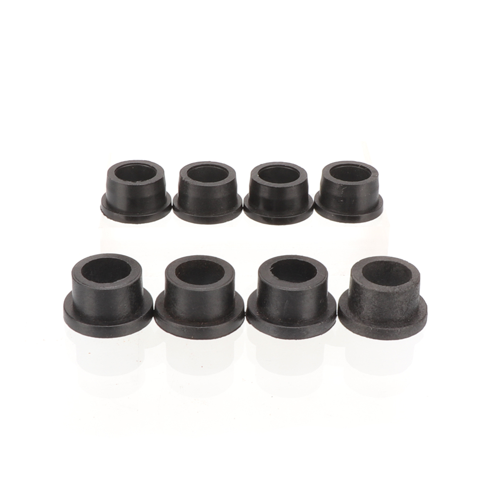 4PCS Bushing Round Hollow Grommet Hole Plug O-rings Sealed Gasket For ATV Front A-Arm Bushings Steering Strut Knuckle Spindle