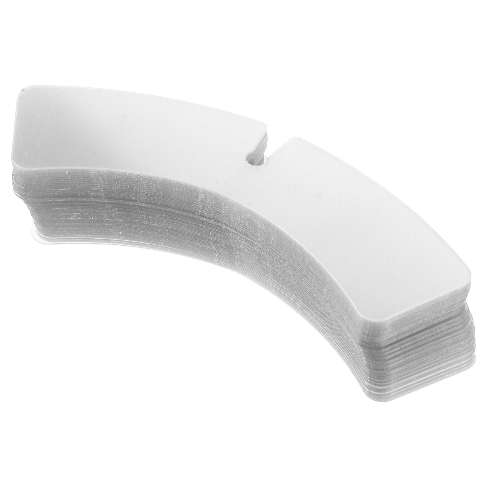 100 Pcs Collar Support Piece Shaper for Mens Shirts Dress Supplies Stays Plastic Inserts Protectors Clothes Racks