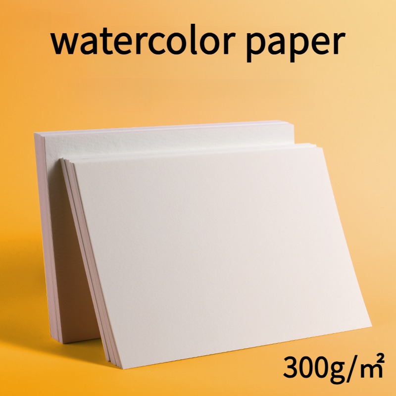 Almohadilla de sellado de papel de acuarela 100%, 32K, 16K, 20 hojas, 300gsm, libro de pintura para suministros de pintura, útiles escolares para estudiantes