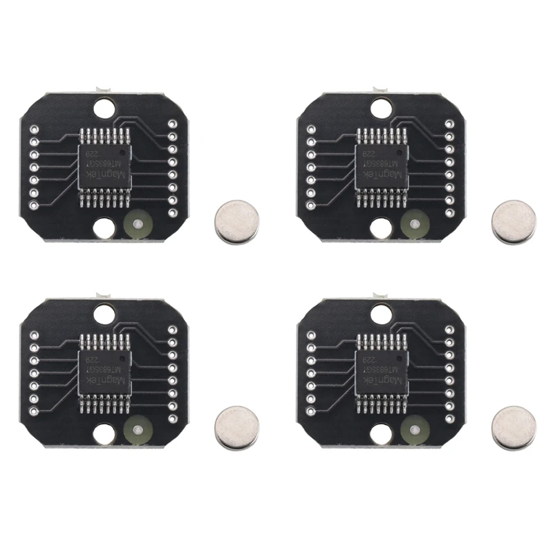 【Hot Cake】 Módulo codificador magnético 4X MT6835 Motor sin escobillas PWM/SPI Codificador de 21 bits puede reemplazar AS5048
