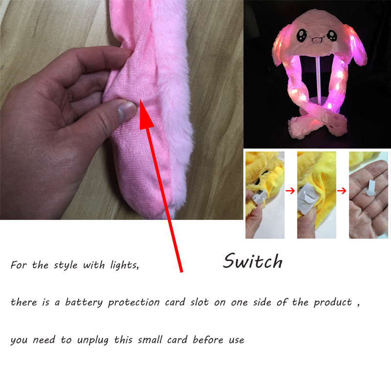 Шапка с кроличьими ушками, забавный подарок для детей, мальчиков и девочек, милая шапка с кроличьими ушками, милая шапка с кроликом, забавная детская зимняя игрушка, теплая шапка