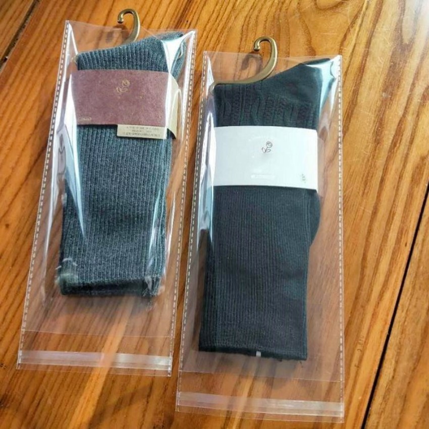 500개 플라스틱 양말 포장 가방 디스플레이 걸이 후크 Z 모양의 의류 액세서리