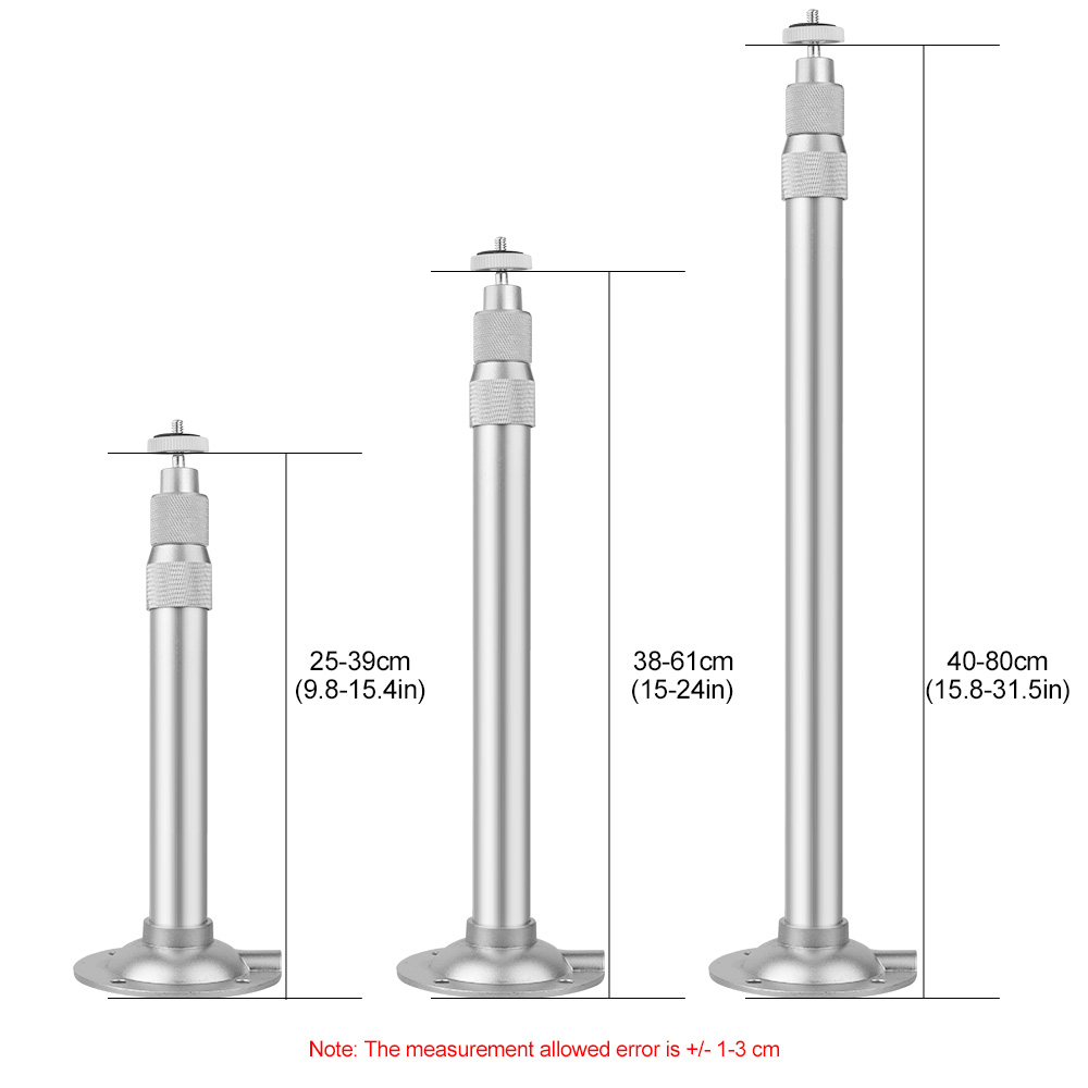 40 センチメートル 60 センチメートル 80 センチメートル 1/4 6 ミリメートルプロジェクターミニハンガー天井マウント壁ブラケット TD80W HY300 プロ HY320 TD92 ミニプロジェクターホルダースタンド