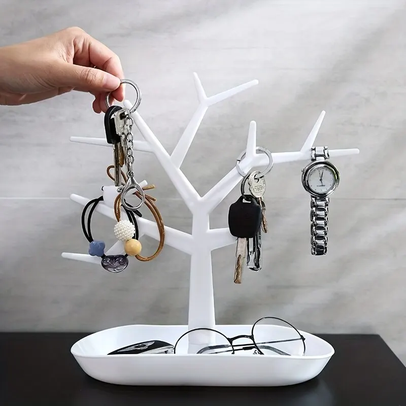 1PC Appendiabiti per albero Collana creativa Gioielli Collana Bracciale Espositore per gioielli Orecchini creativi Portaoggetti per anelli