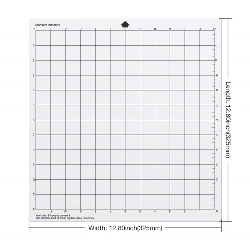 1/3Pcs StandardGrip Cutting Mat for Silhouette Cameo 4/3/2/1(Sizes: 12inX12in)