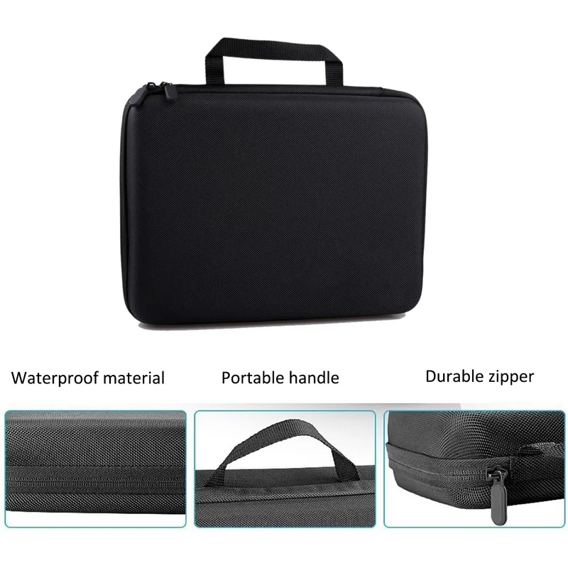 Bolsa de almacenamiento L/M/S, Estuche de transporte para GoPro Hero 13 12 11 10 9 8 7 SJCAM SJ4000 AKASO Insta360 DJI Osmo, accesorios para Cámara de Acción