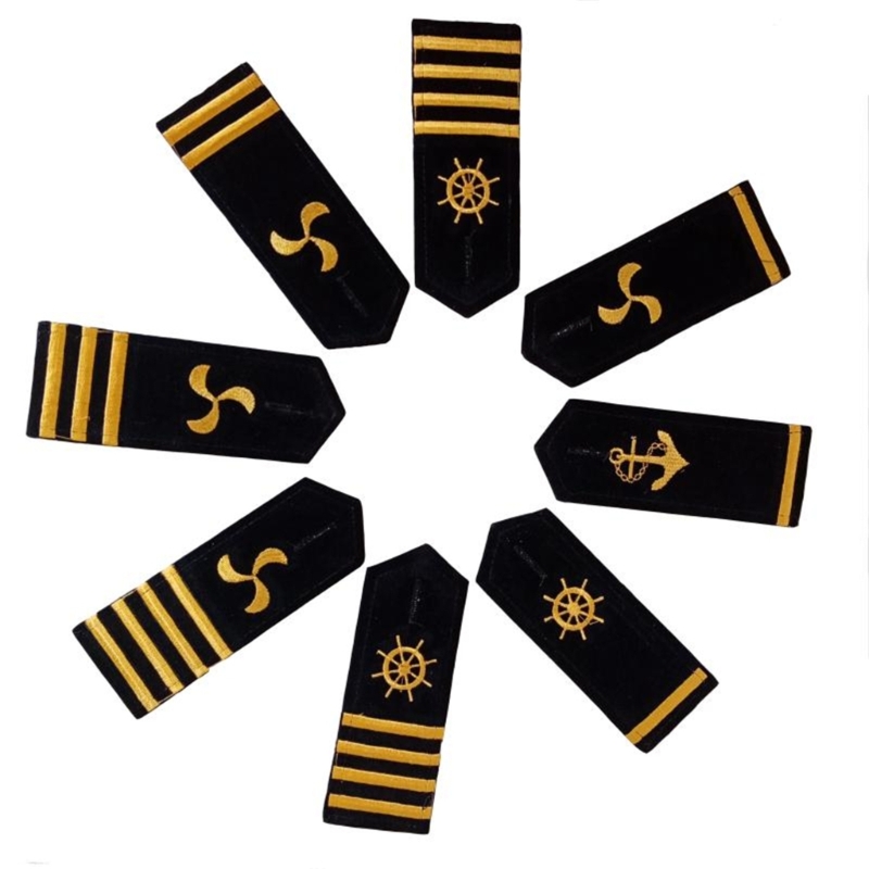 Uniform Epaulet Captain Stage Shows Marine Kostüm Schulter Epauletten DropShipping