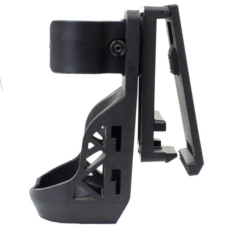 Funda para linterna táctica con palanca, sistema de bloqueo lateral, juego de antorcha General 360 °   Juego de antorchas de plástico giratorias Desconexión rápida Nuevo