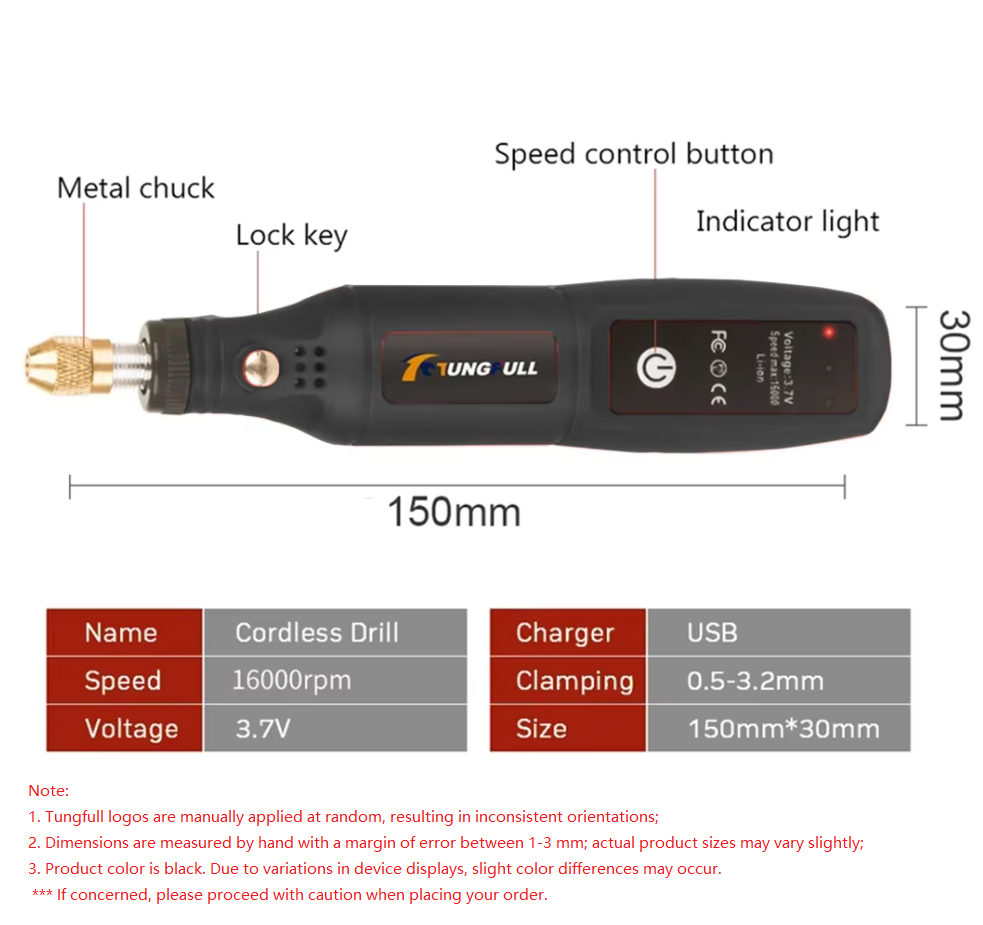 Mini Electric Drill USB Wireless Mini Handheld Drill Rotary Tool Woodworking Engraving Pen Dremel Tools for Jewelry Metal Glass