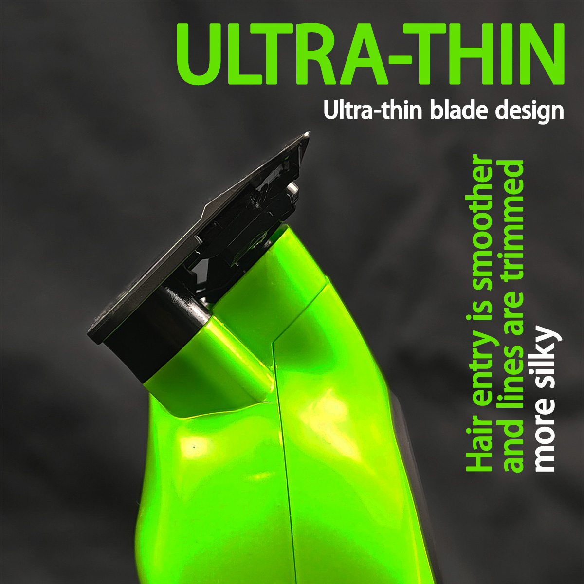 Nuevo 2025 BRDCLIP FA1T verde recortador de pelo profesional barbero tallado acabado degradado máquina cortadora eléctrica con soporte de cargador