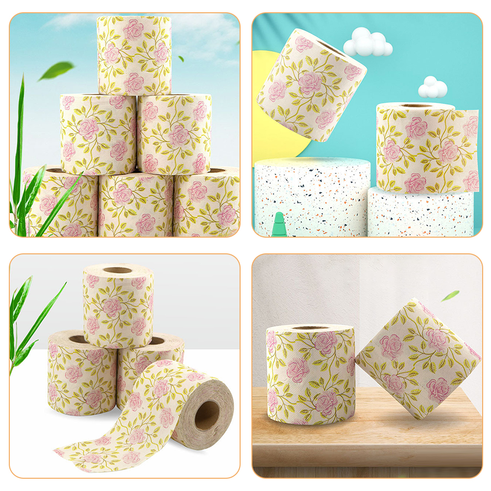 Bathroom Tissue Toilet Paper Printed Towels Bulk Kitchen Lunch Napkin Novelty Decor