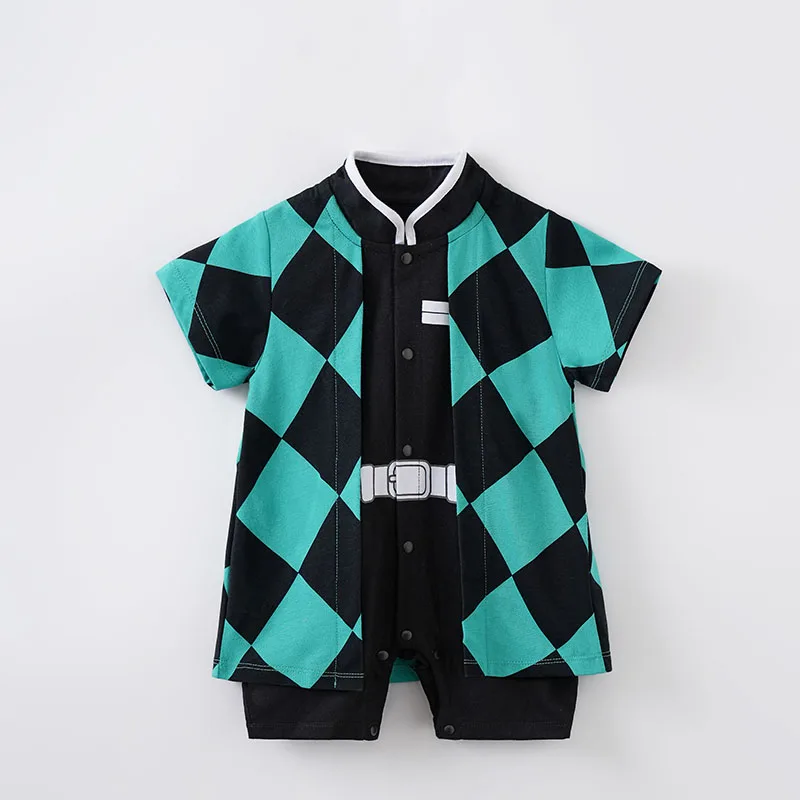 Traje de Cosplay de dibujos animados para bebé, niño y niña, ropa infantil, disfraz para niño pequeño, pelele, mono de 0 a 18 meses, bebé de manga corta para recién nacido