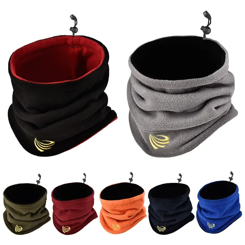 Sciarpe per sport all'aria aperta invernali Ghetta per il collo in pile Sciarpa per tubo da sci Mezza copertura per il viso per uomo Donna Fazzoletto da collo con colletto a prova di freddo