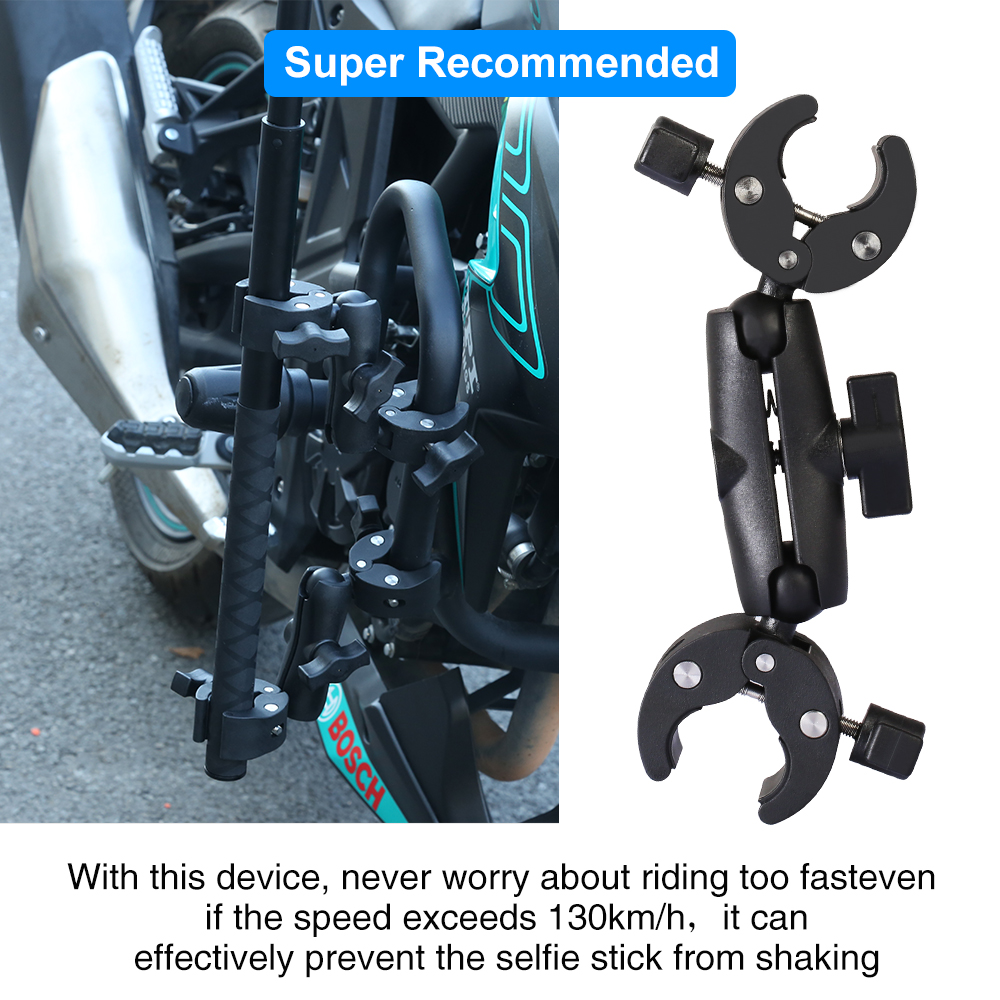 Bastone selfie panoramico per bici da moto per insta360 One X2 X3 Staffa di montaggio per manubrio monopiede per GoPro Max Hero 11 Accessori