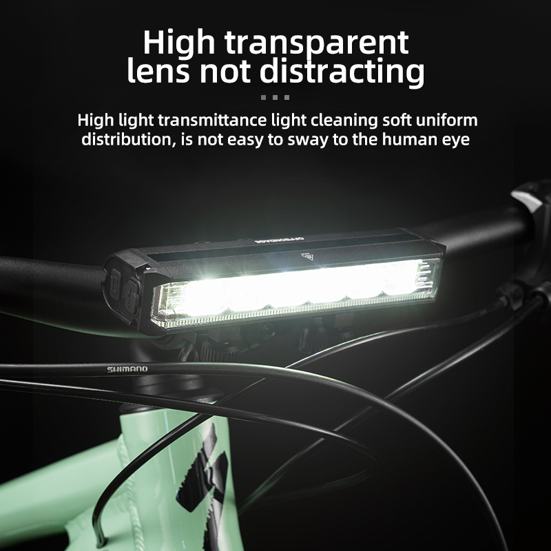 OFFBONDAGE-luz delantera para bicicleta, linterna impermeable de 2600 lúmenes, 8000mAh, carga USB, accesorios para lámpara de ciclismo de carretera y montaña