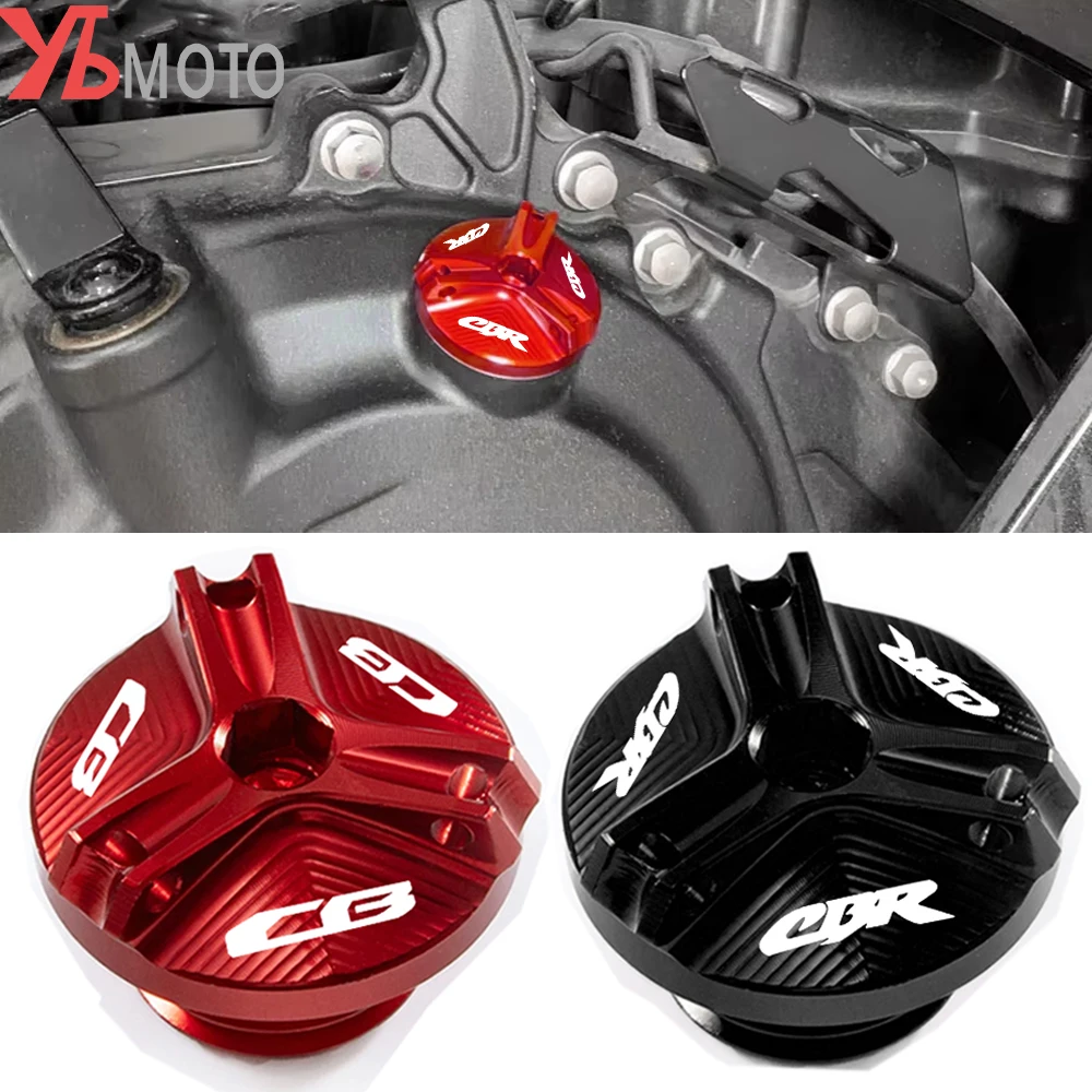 Para Honda CB CBR CBR600RR CBR1000RR 650R CB750 CB500X CB500F CB650F 600 954 1000 RR accesorios filtro de tapa de llenado de motocicleta