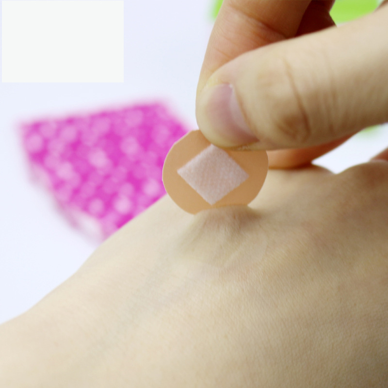 น่ารัก 120 ชิ้น/เซ็ตการ์ตูนรอบ Band Aid สําหรับเด็กผิววัคซีนฉีด Patch แผลพลาสเตอร์ Kawaii ผ้าพันแผลกาว