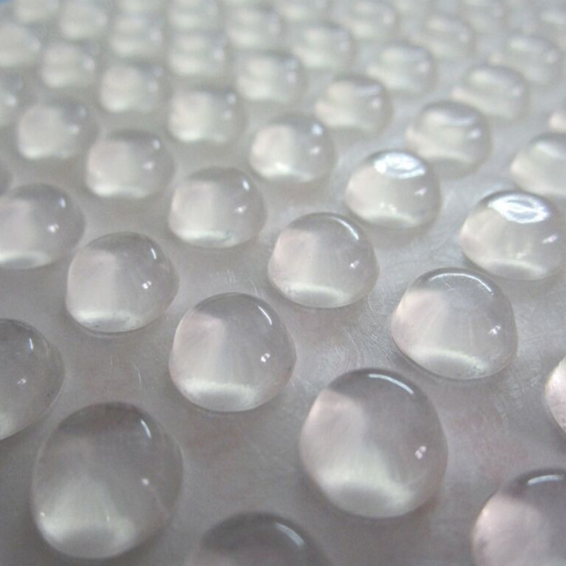 100pcs Silicone Rubber Bumpers Clear Adhesive Round Anti Slip shock Feet Pads Damper for Plaster Contrete Cement Plaster Craft
