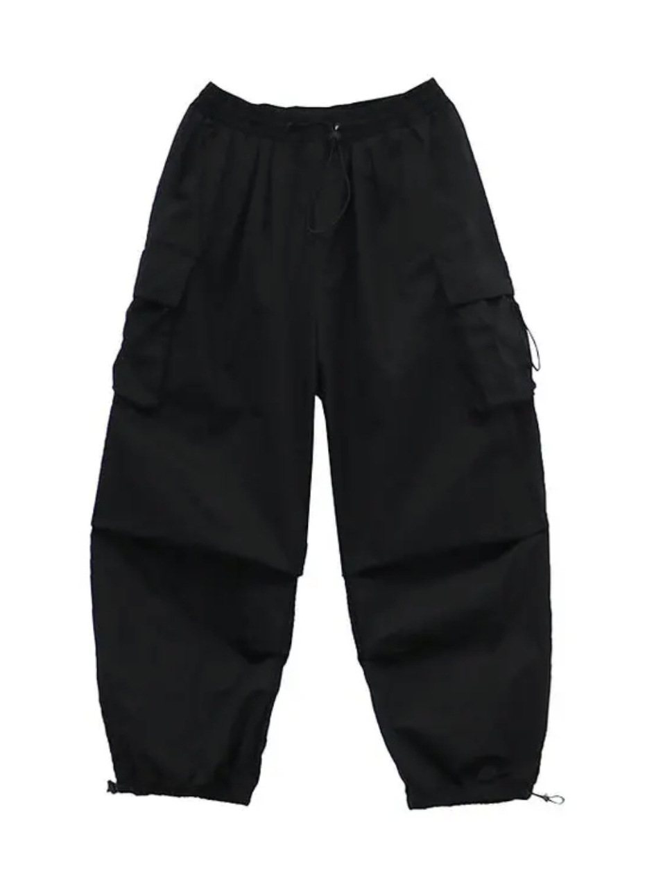 Frühling Sommer Mode Lässig Pfannen Für Männer Streetwear Einfarbig Cargo Hosen Elastische Taille Breite Bein männer Jogger