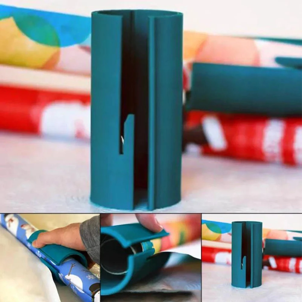 Kraft Paper Roll Slitter Cutter Lightweight Safe Bladeless Cutter Machines Portable for Birthday Holiday Crafting Wrapping Paper