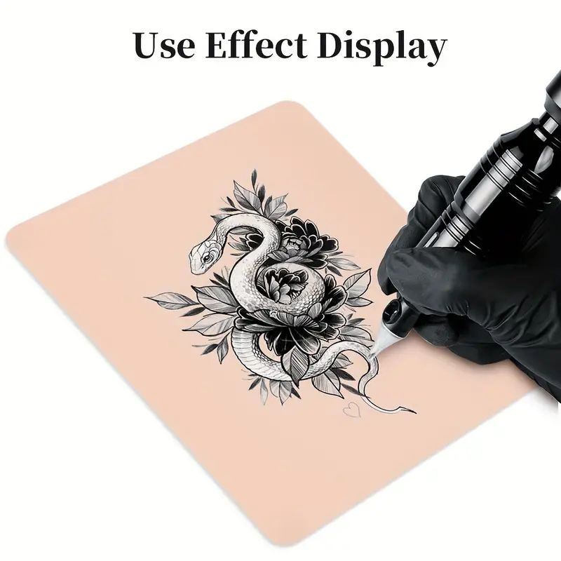 3/5/10pc Dünne Form Tattoo Praxis Haut Doppel Permanent Make-Up Augenbraue Mixer Synthetische Leder Gefälschte Microblading liefert Werkzeug