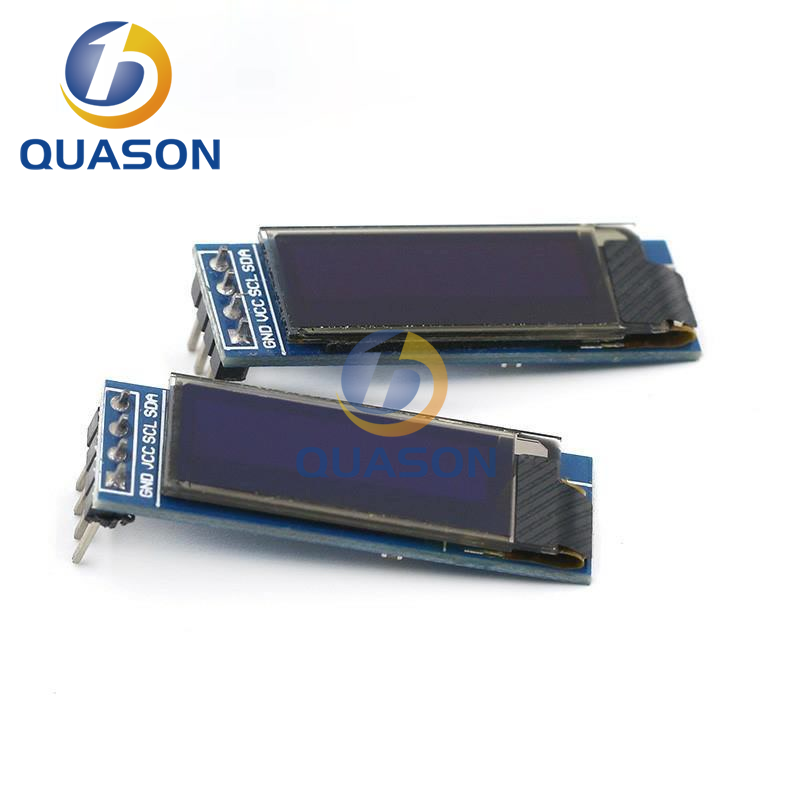 Màn Hình OLED 0.91 Inch Mô Đun 0.91 "Trắng/Xanh Dương OLED 128X32 OLED Màn Hình LED LCD Module Hiển Thị 0.91" IIC Giao Tiếp