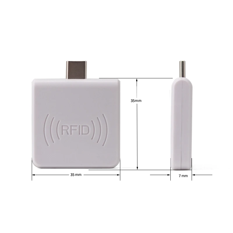 1pcs New ID 125Khz EM4100 TK400 Mini USB RFID Reader for For Android Mobile Phone OTG Mirco / typec smaller and faster