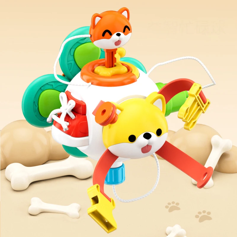 몬테소리 감각 장난감 아기 바쁜 큐브 활동 여행 장난감 교육 학습 Fidget 장난감 미세 운동 기술 어린이 선물