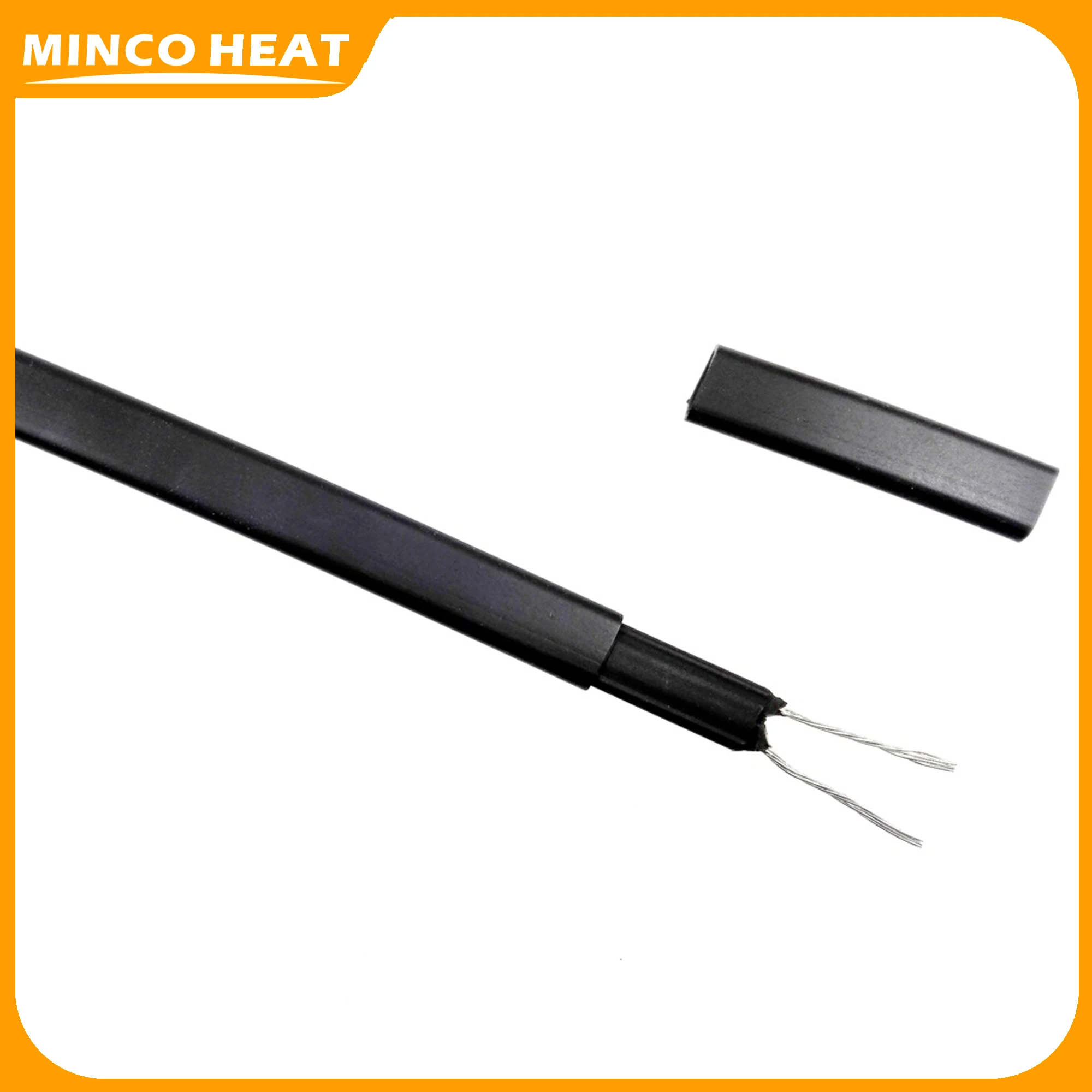 Minco ความร้อนที่ดีที่สุดราคา 20 วัตต์/เมตรสารหน่วงไฟสาย 0.5 ~ 7 เมตรนุ่มยืดหยุ่นท่อ Freeze ป้องกัน Self-regulating ความร้อนสาย