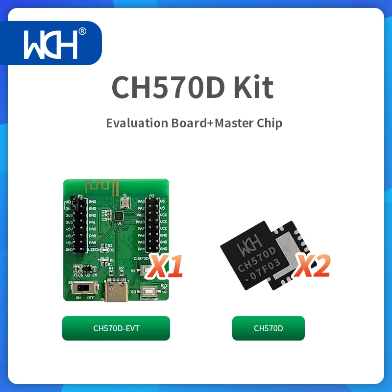 1 шт./компл. RISC-V MCU CH570 базовая оценочная плата