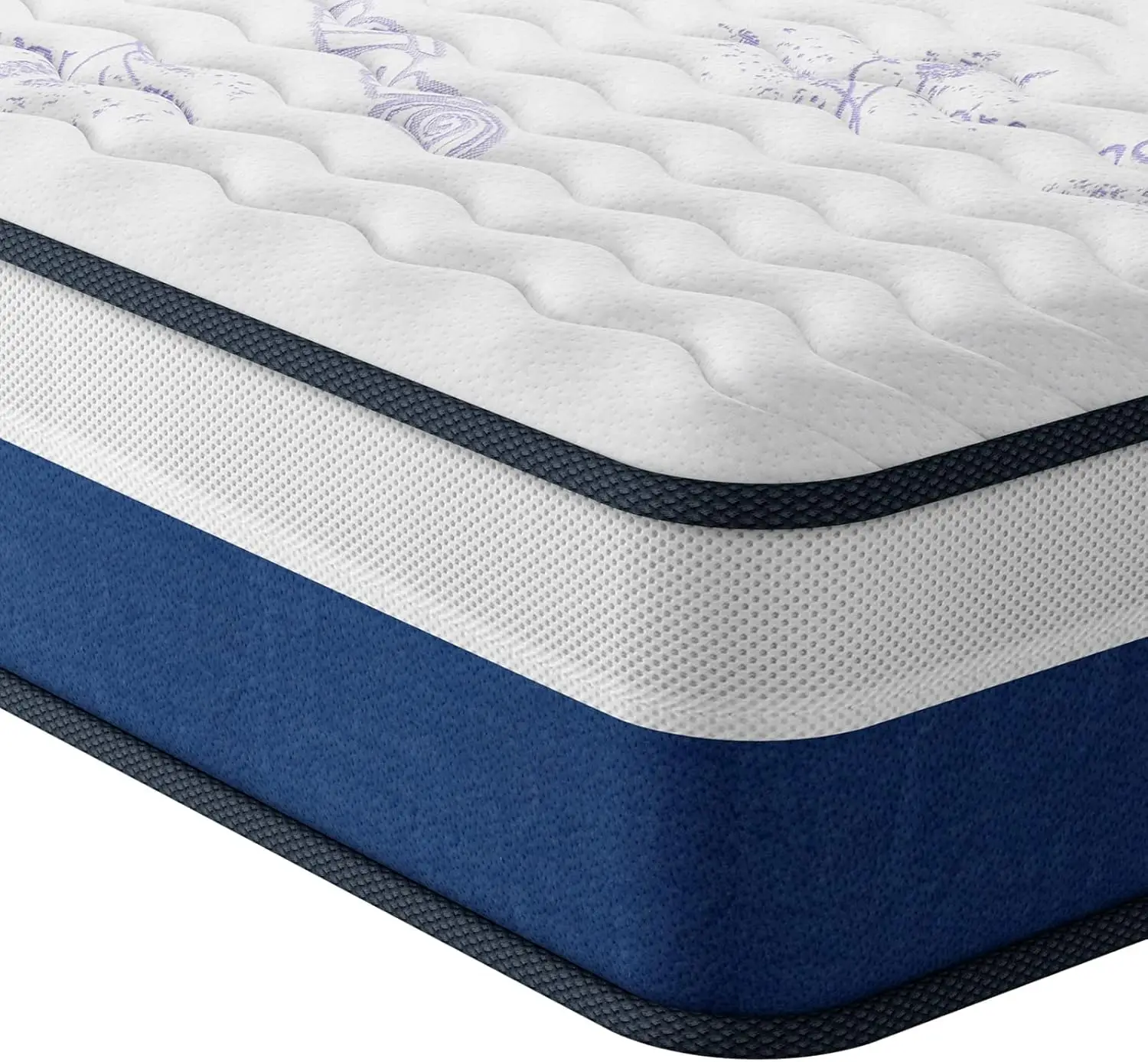 Double Mattress, 10 Inch Hybrid Mattress Double Size with Breathable Memory Foam and Individual Pocket Spring-Medium F